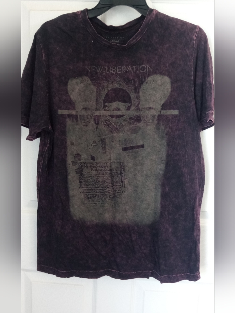 Heritage 1981 Washed Purple Graphic Short Sleeve Tee